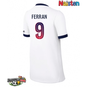 Paris Saint-Germain Ferran Torres #9 Vieraspaita Naisten 2026-27 Lyhythihainen
